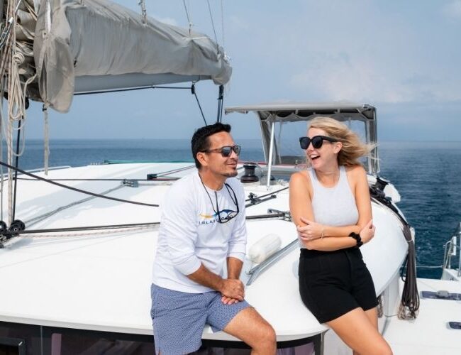 Captain Professional crew service on a luxury yacht charter in Thailand