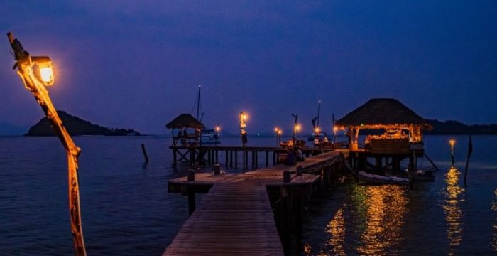 Coco Cape Resort on Koh Mak during a yacht charter in Thailand